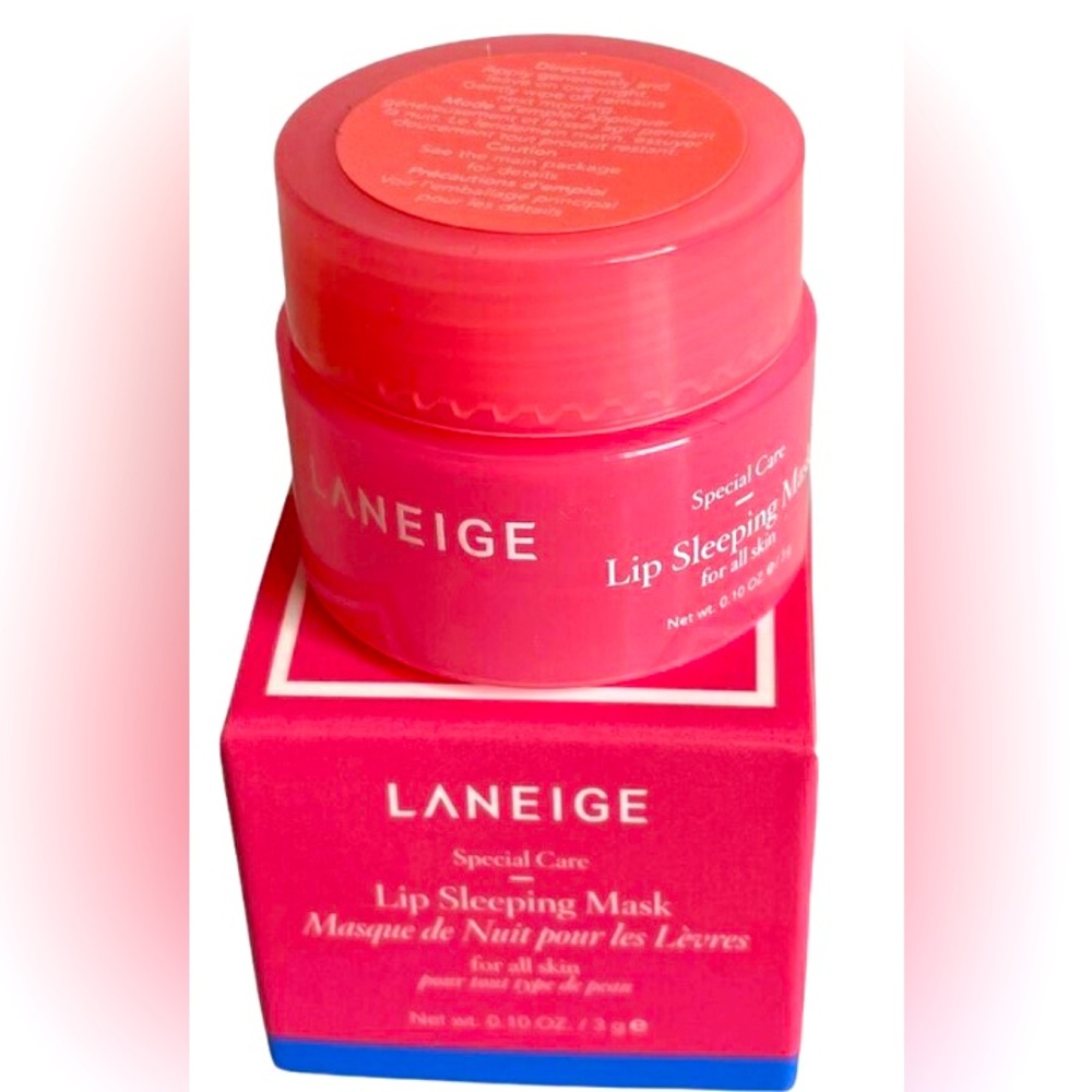 LANEIGE Lip Sleeping Mask, Berry. In a convenient 3g TRAVEL SIZE. New in Box. - Picture 2 of 2